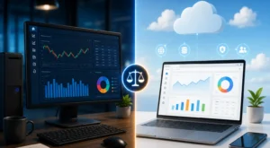 desktop-software vs web-based software
